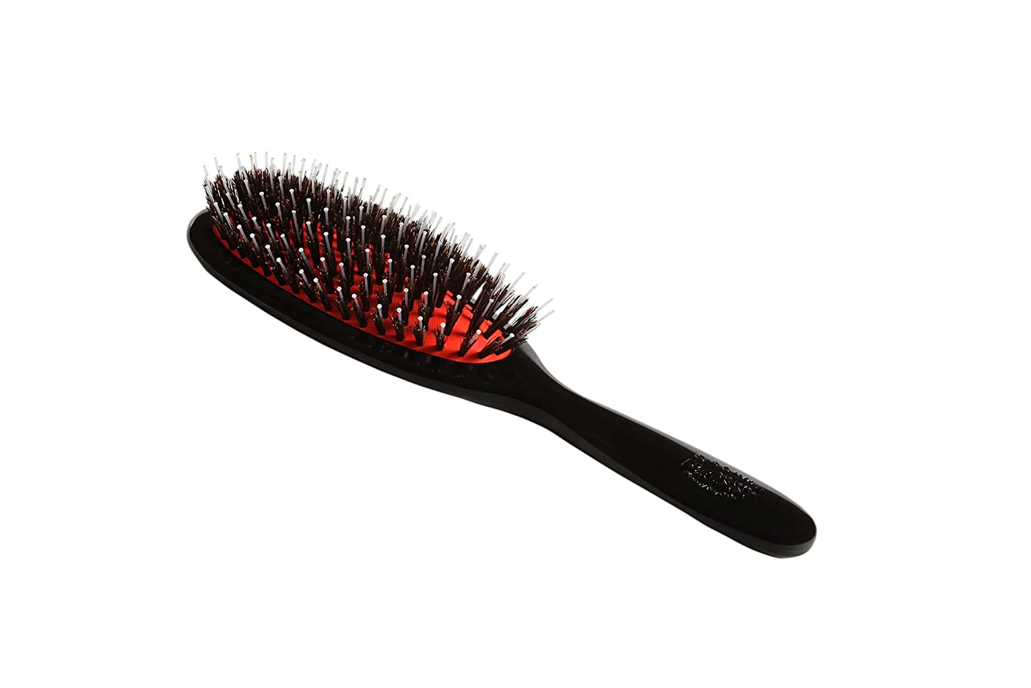 Bass 51 Jet Medium Oval Hairbrush with Natural Bristle + Nylon Pin Assorted Colors