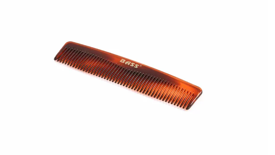 Bass TC2 Tortoise Shell Grooming Fine Tooth Style