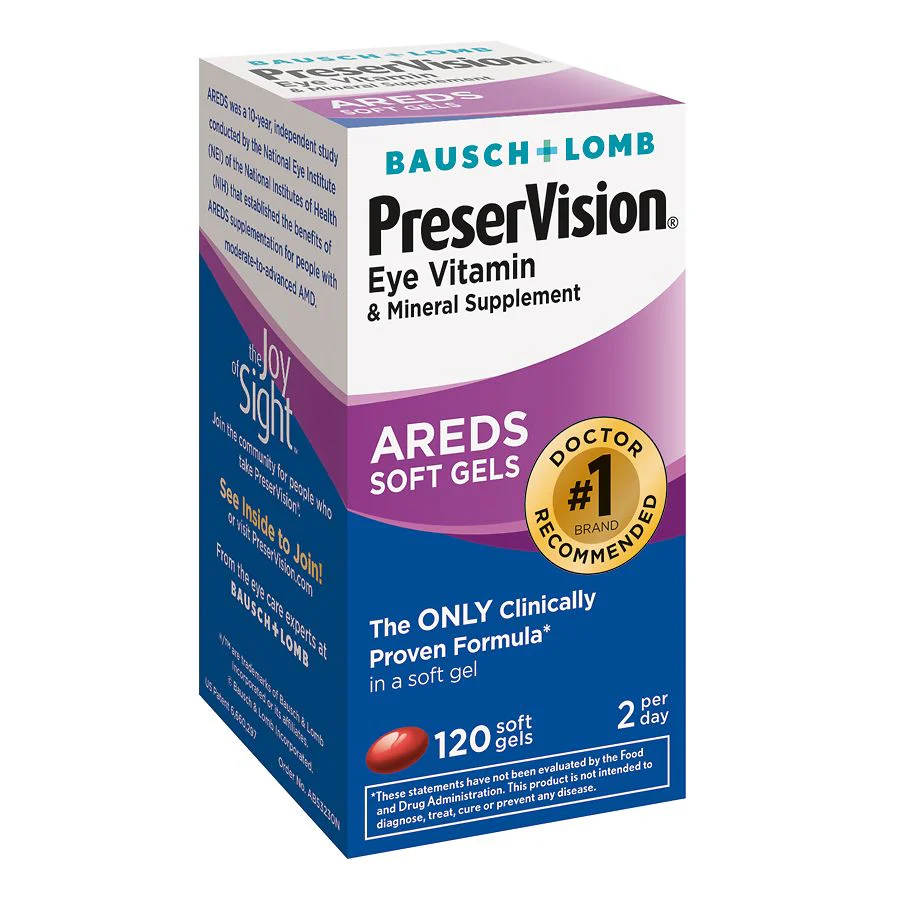 Bausch & Lomb Ocuvite Preser Softgels 120ct