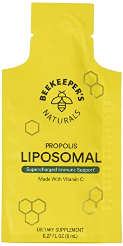 Beekeepers Naturals Propolis Liposomal with Vitamin C Single Pack, 0.27 FZ