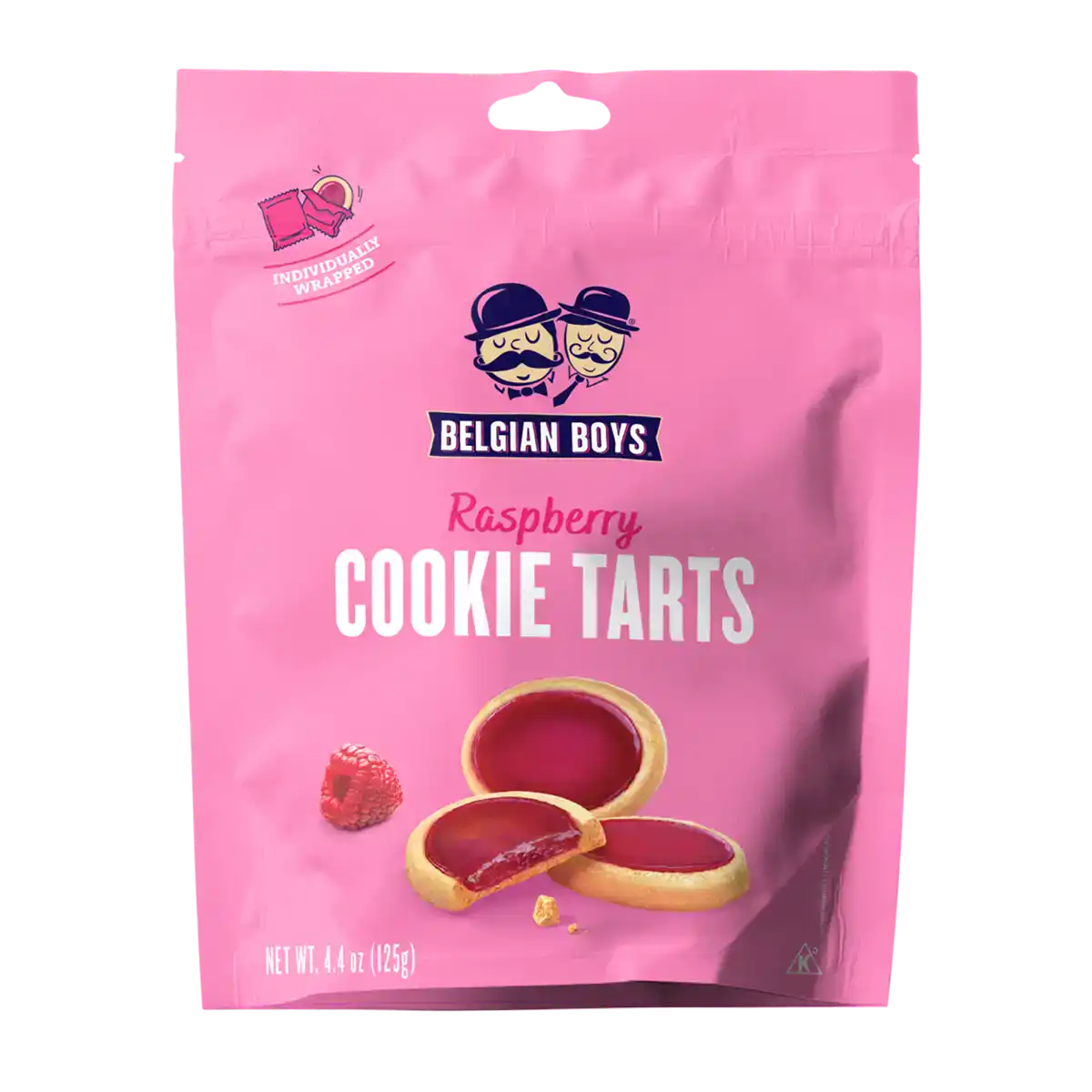 Belgian Boys Cookie Tarts Raspberry