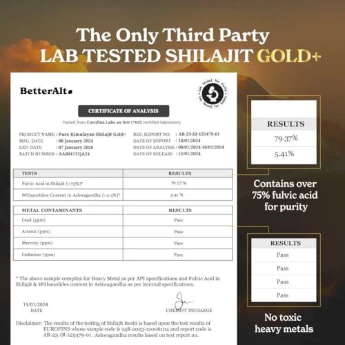 Better Alt Pure Himalayan Shilajit Gold+ 1.06oz - Image 4