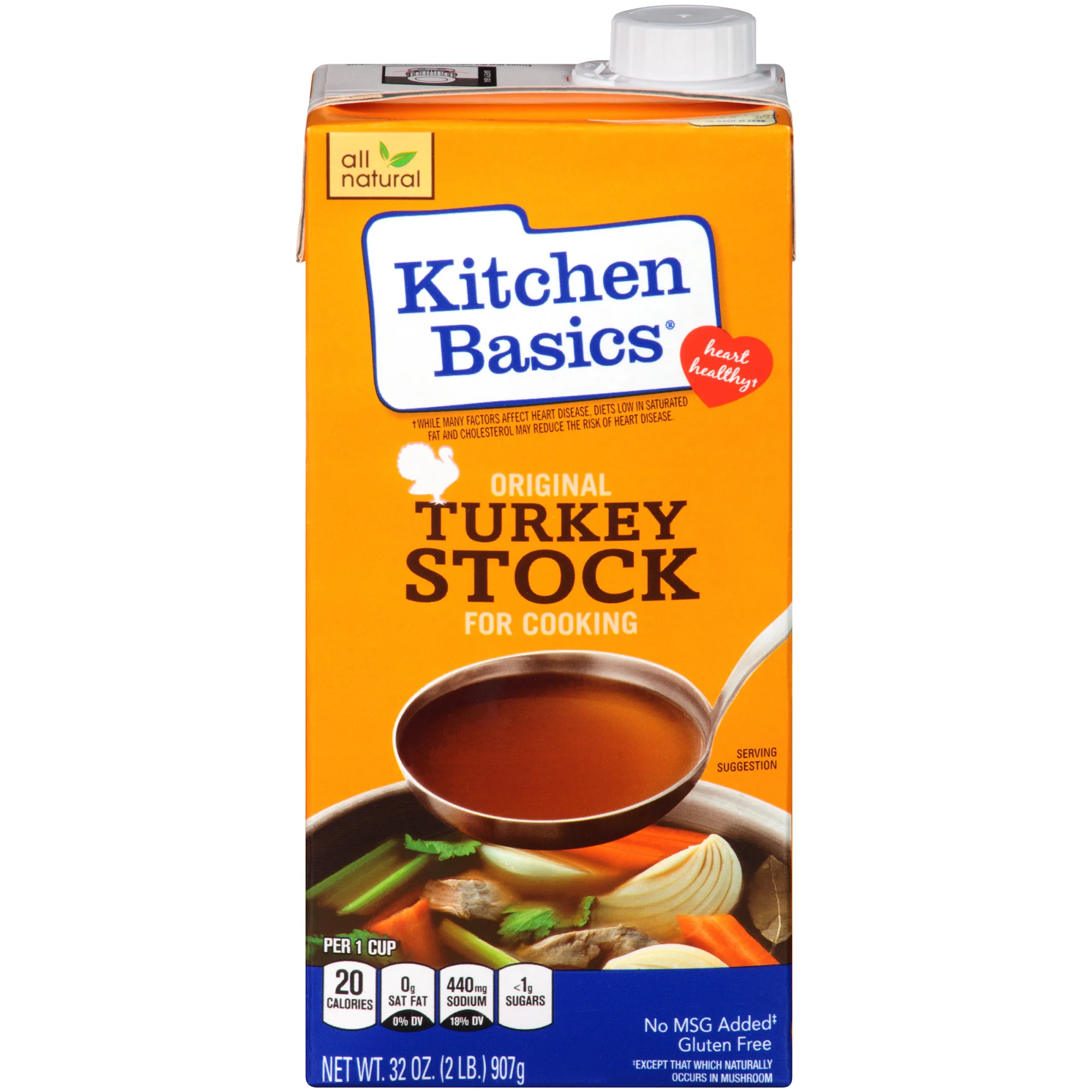 Kitchen Basics Gluten Free Original Turkey Stock, 32.0 fl oz