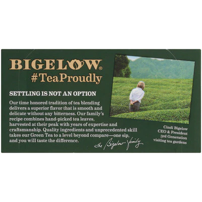 Bigelow Green Tea Classic Decaffeinated Tea Bagsx20 - Image 2