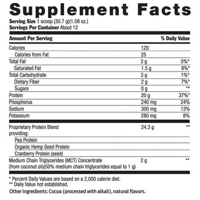 Biochem Vegan Protein Chocolate 13oz - Image 2