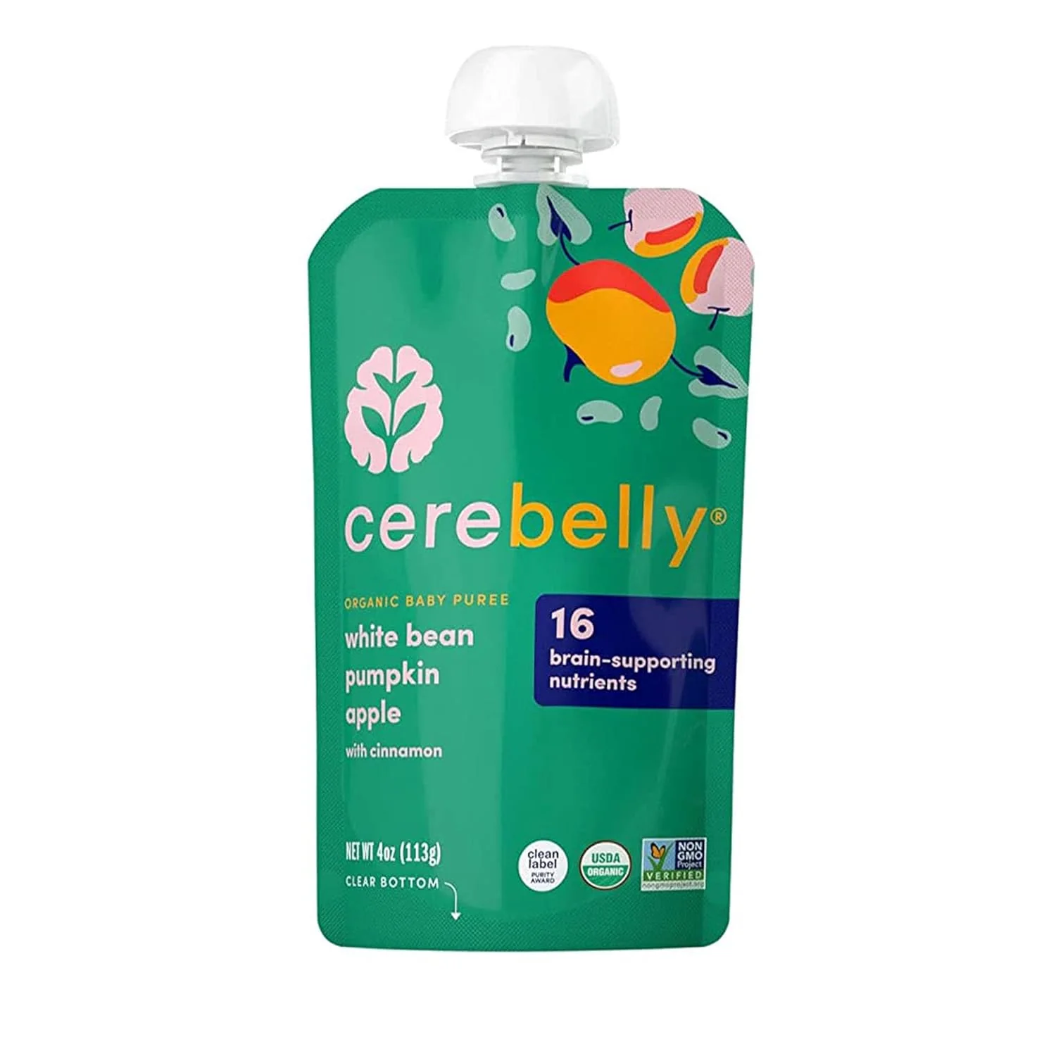 regeneratively Farmed Biodynamic Puree Peach + Oat 3.17Oz