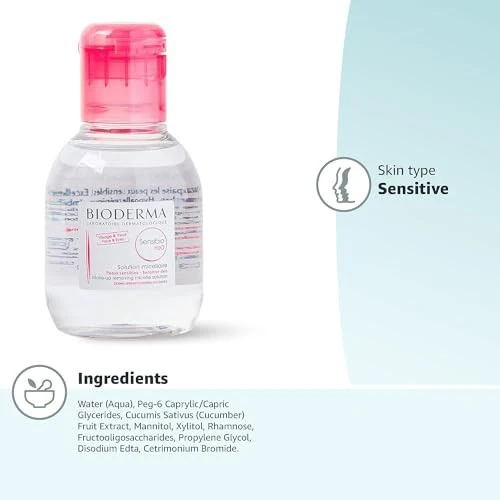 Bioderma Sensibio H2O Cleansing Micellar Water for Sensitive Skin 100ml - Image 8