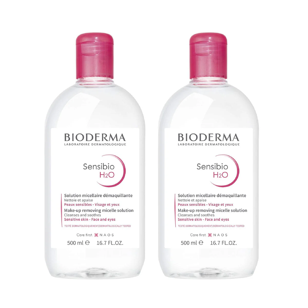 Bioderma Sensibio H2O Micellar Water Duo 16.9 Oz - Image 2