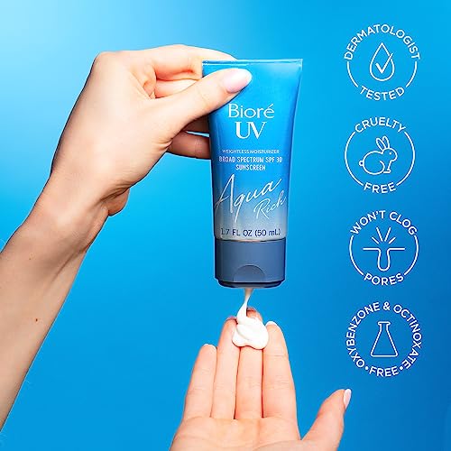 Biore, UV Aqua Rich, Weightless Moisturizer, SPF 30, 1.7 Fl Oz - Image 3