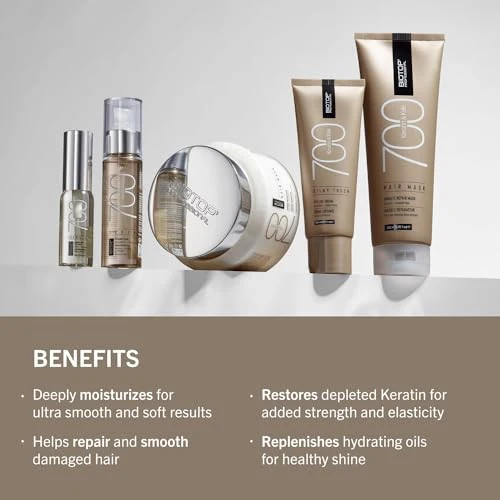 Biotop Professional 700 Keratin + Kale Shampoo 8.45oz - Image 4