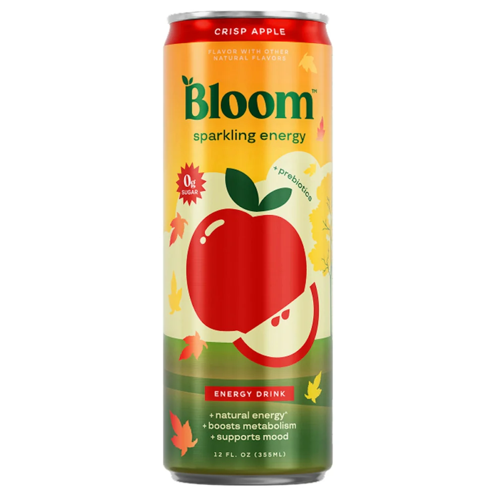 Bloom Sparkling Energy, Crisp Apple 12 Fl. Oz.