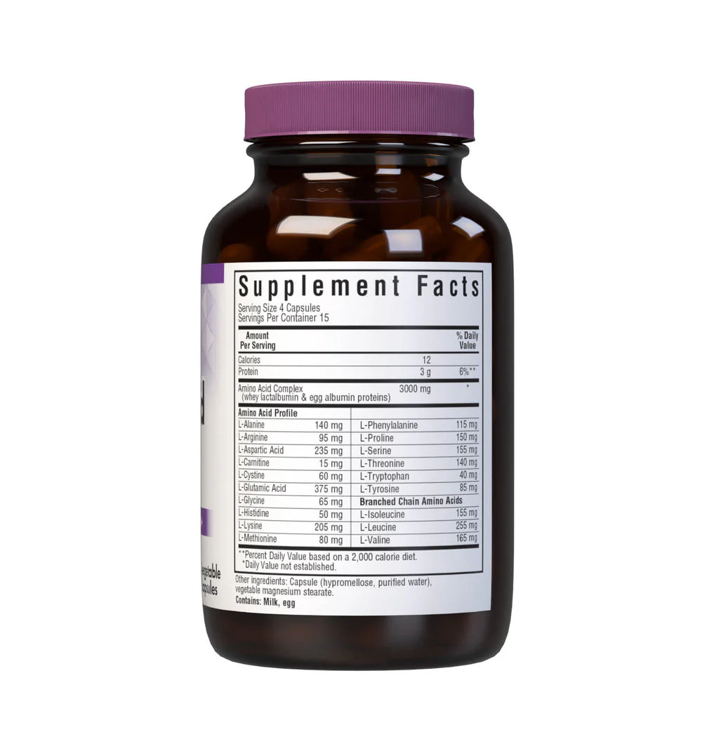 Bluebonnet Amino Acid 750 mg Capsules 60ct - Image 2
