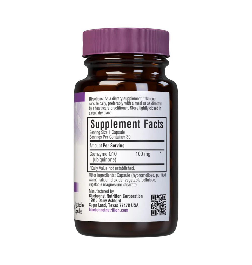 Bluebonnet CoQ10 100 mg Capsules 30ct - Image 2