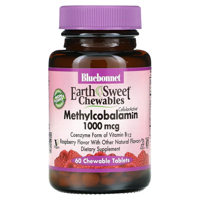 Bluebonnet Methylcobalamine 1000mcg Chewables 60ct