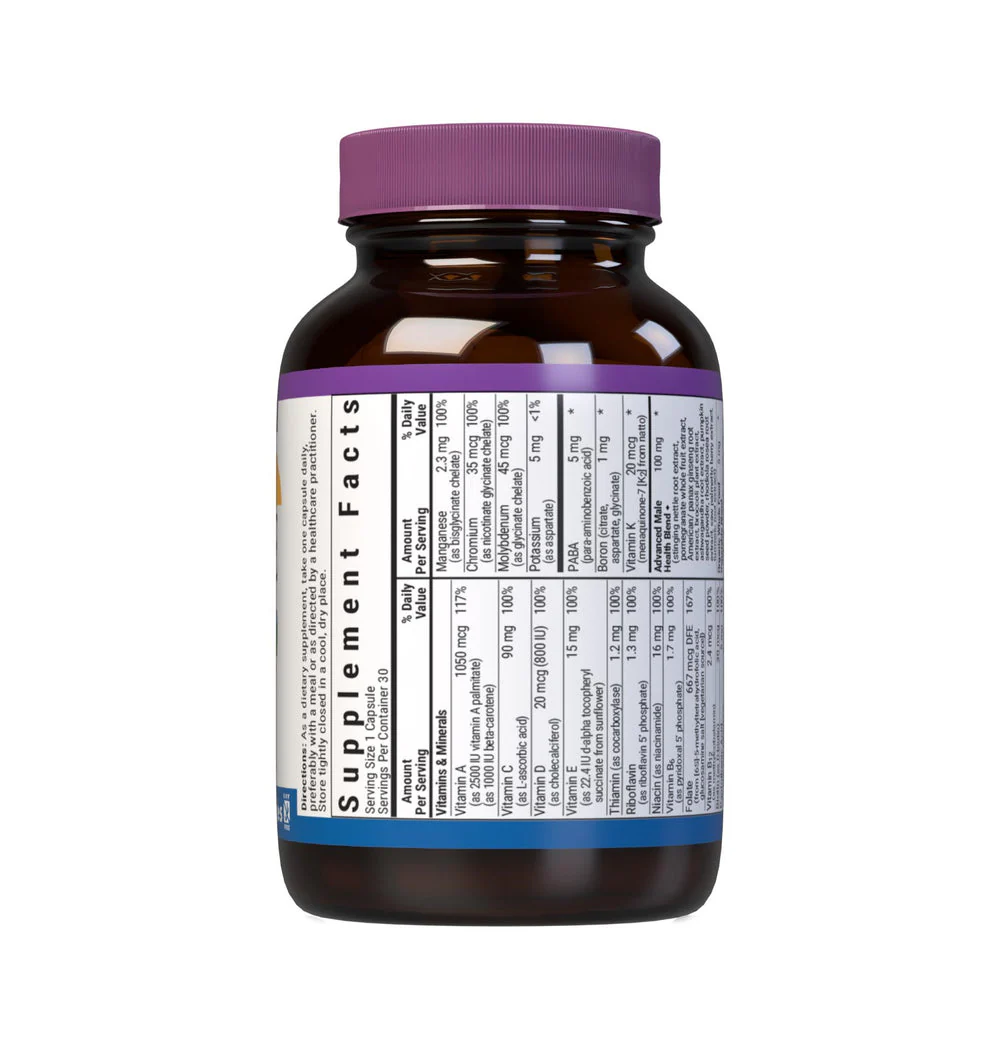 Bluebonnet One For Men Whole Food Capsules 30ct - Image 2