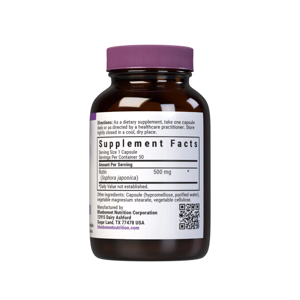 Bluebonnet Rutin 500mg Capsules 50ct - Image 2