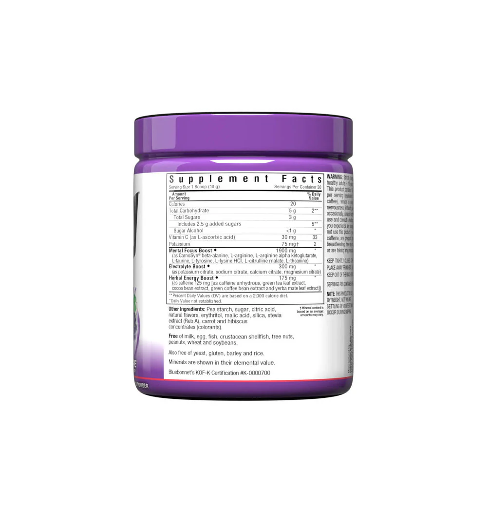 Bluebonnet Simply Energy Powder Grape 10.58Oz - Image 2