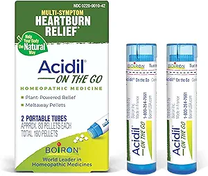 Boiron Acidil On The Go Tubes 2ct 160 Pellets