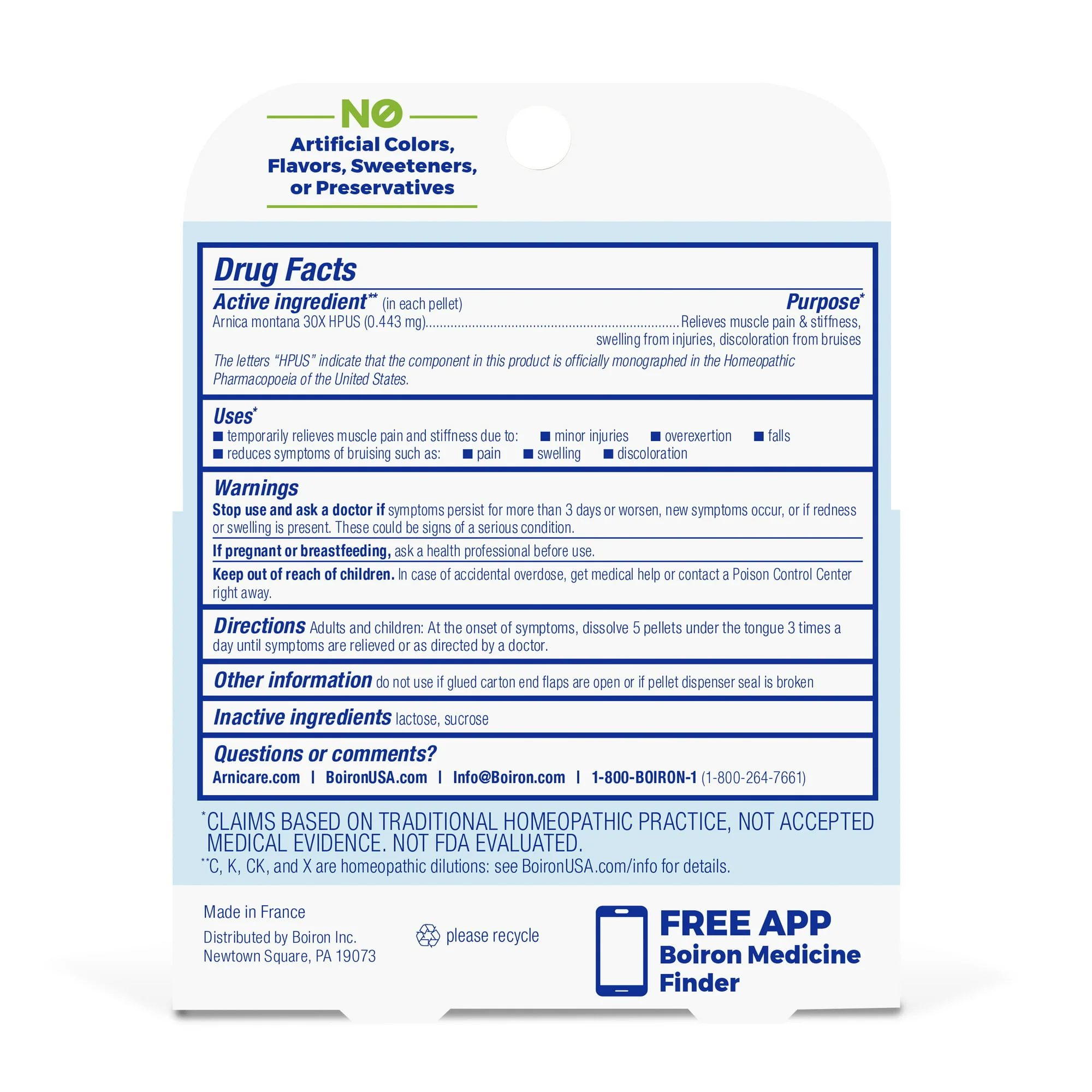 Boiron Arnica Montana Bonus Care Pack 240 Pellets - Image 2
