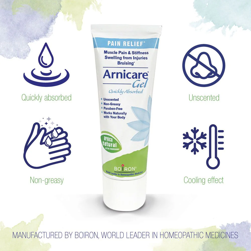 Boiron Arnicare, Homeopathic Medicine for Pain Relief, Muscle Pain & Stiffness, Swelling from Injuries, Bruising, 2.6 oz Gel - Image 3