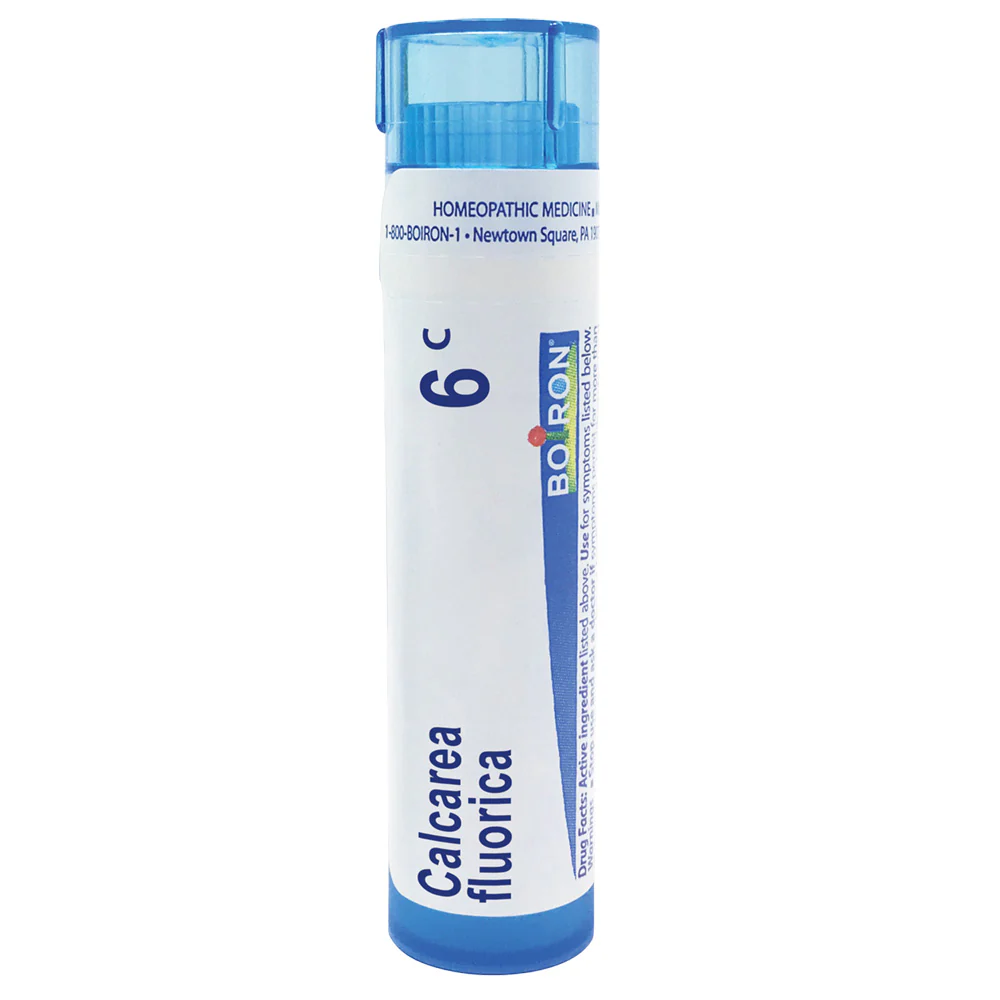 Boiron Calcarea Fluorica 6C relieves repeated sprains, 80 Pellets