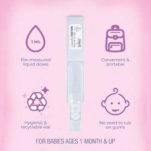 Boiron Camilia Bedtime Liquid Doses for Nighttime Teething Relief, Painful Gums, Restlessness, and Irritability - 30 Count - Image 3