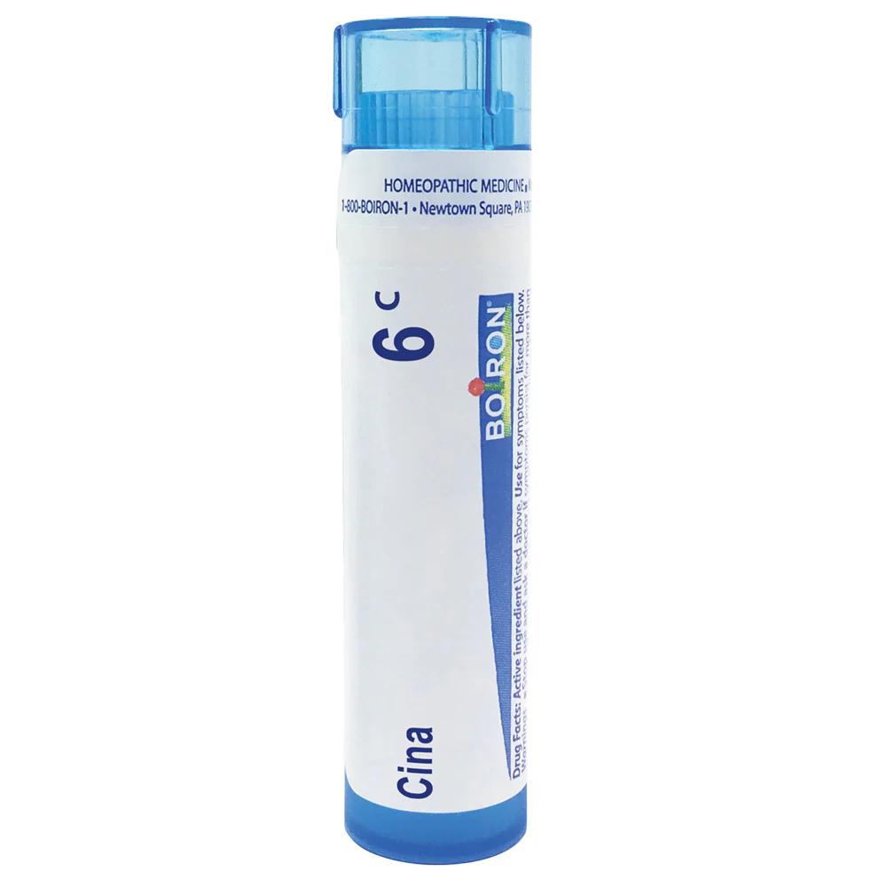 Boiron Cina 6C relieves nervousness, irritability, sleeplessness in children, 80 Pellets