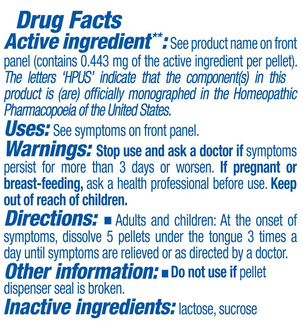 Boiron Eupatorium Perfoliatum 30C relieves stiffness and bone pain associated with flu symptoms, 80 Pellets - Image 2