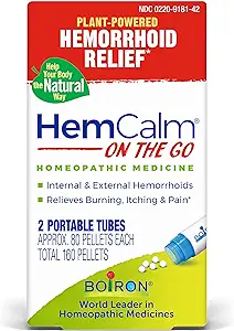 Boiron Hemcalm On The Go Tubes 2ct 160 Pellets