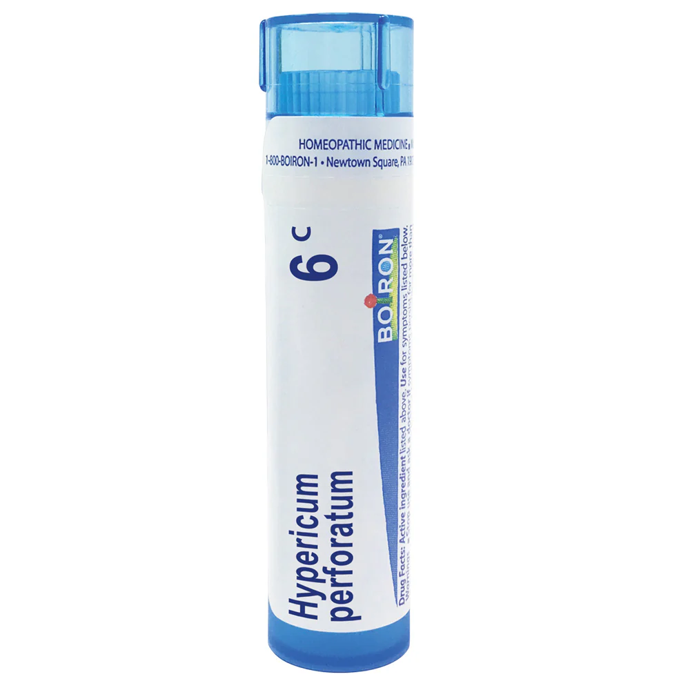 Boiron Hypericum Perforatum 6C relieves nerve pain, 80 Pellets