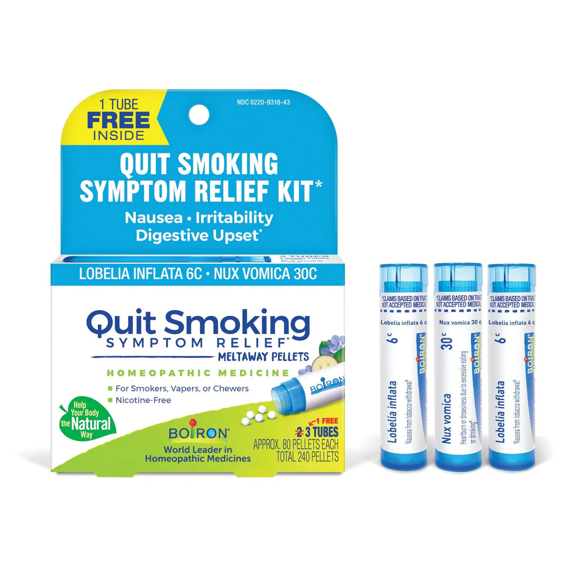 Boiron Quit Smocking Pellet Tube 3 Bonus