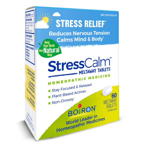 Boiron StressCalm, Homeopathic Medicine for Stress Relief, Reduces Nervous Tension, Calms Mind & Body, 60 Tablets - Image 2