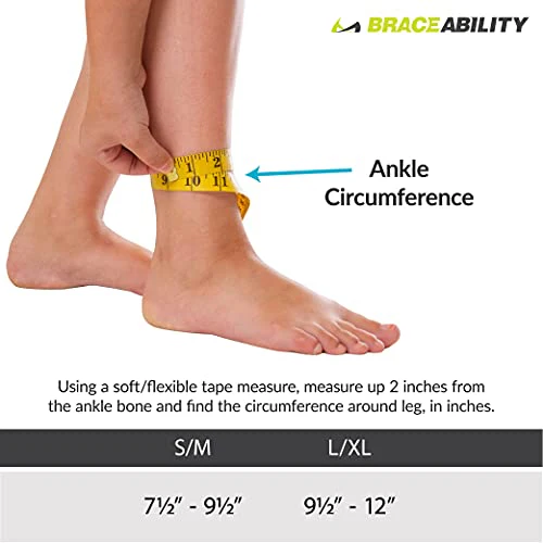 BraceAbility AFO Foot Drop Brace Adjustable Soft Ankle Foot Orthosis Drop Foot Brace for Men and Women Walking with Shoes to - Image 2