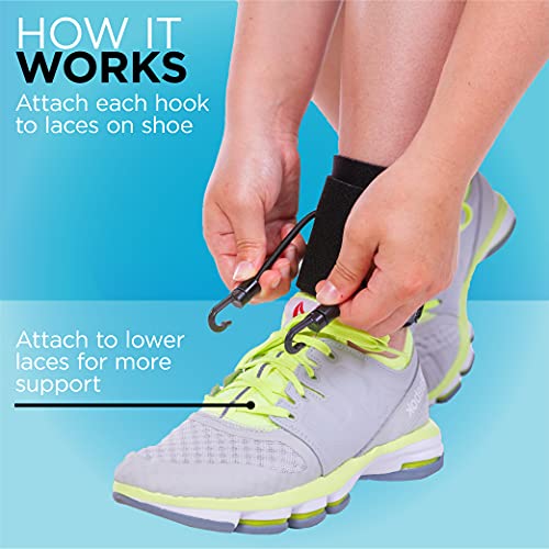 BraceAbility AFO Foot Drop Brace Adjustable Soft Ankle Foot Orthosis Drop Foot Brace for Men and Women Walking with Shoes to - Image 4