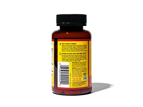 Bragg Energy Apple Cider Vinegar + B Vitamins, 90 Capsules - Image 2