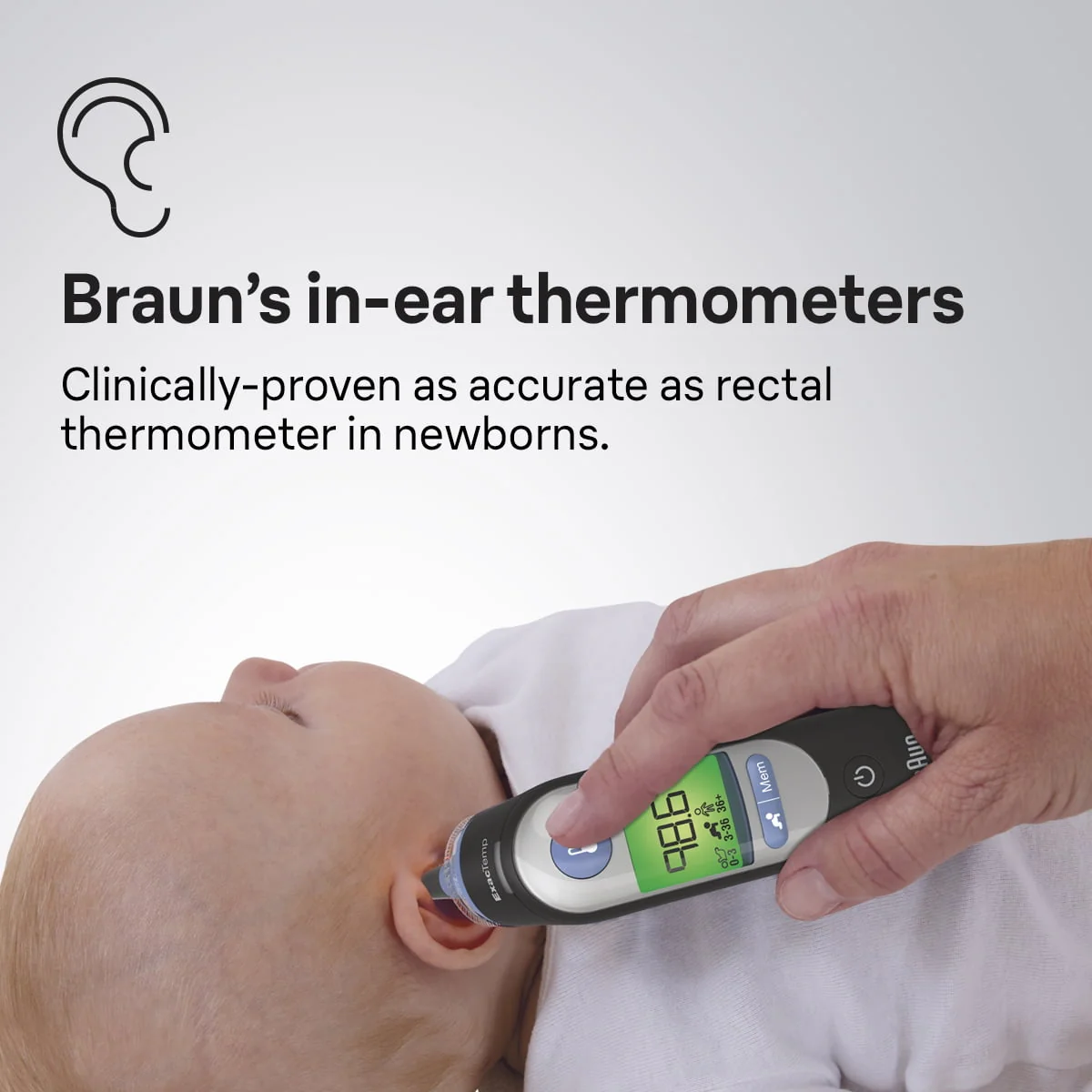 Braun Thermoscan 7 Ear Thermometer Rt6520 - Image 3
