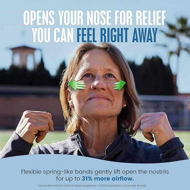 Breathe Right Clear Open Your Nose Large Tan 30ct - Image 2