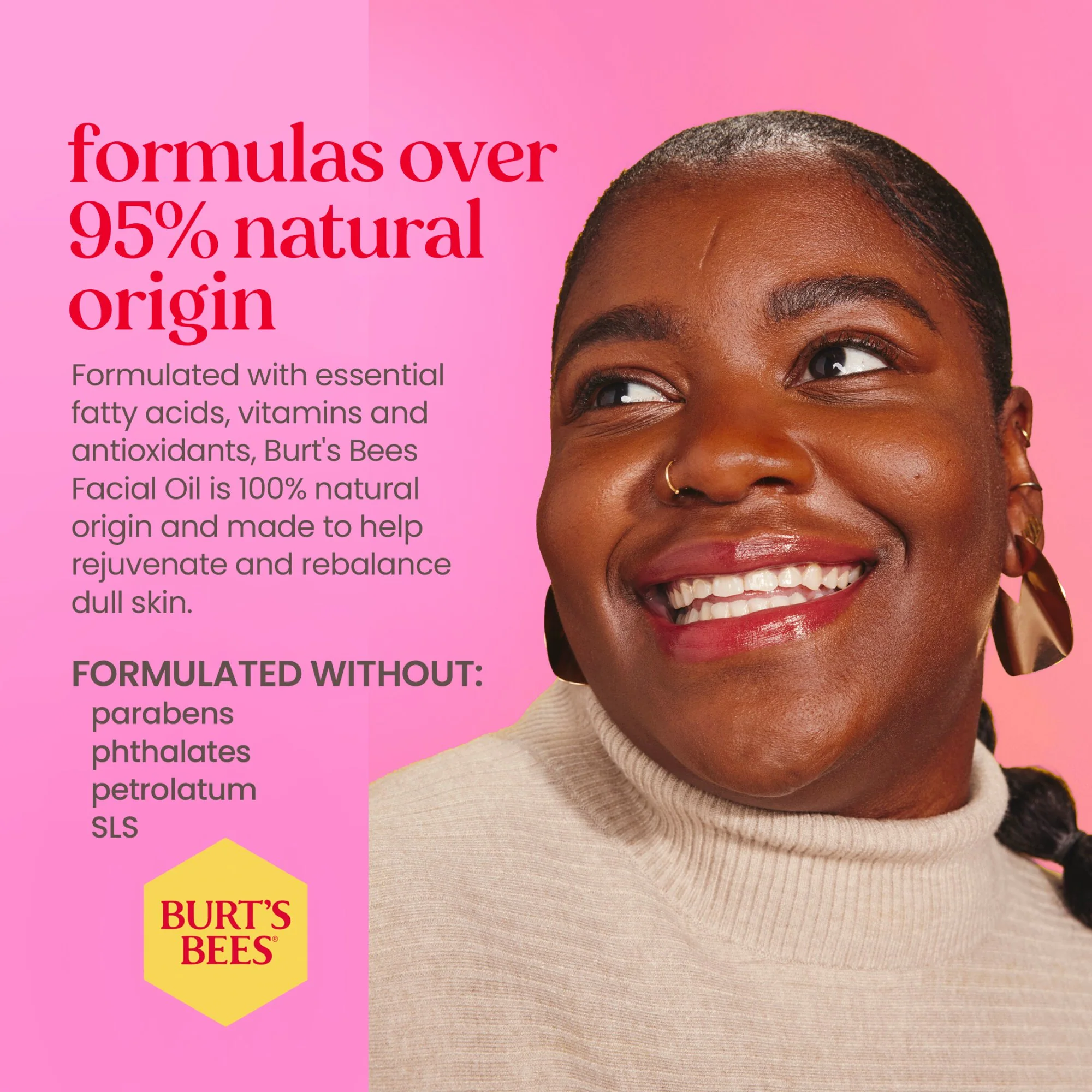 Burt's Bees Facial Oil With Rosehip Seed Extract 0.51 oz - Image 3