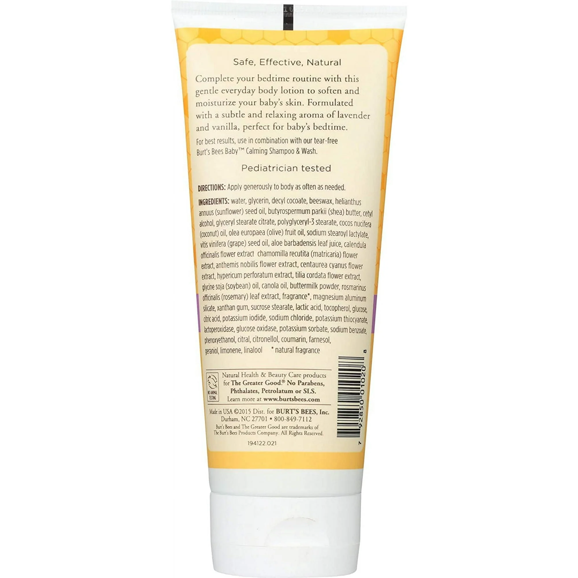 Burt's Bees Baby Bee Calming Lotion Lavender 6oz - Image 2