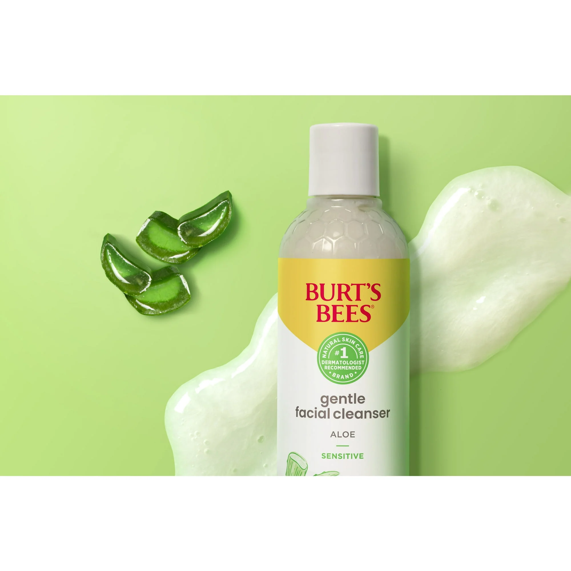 Burt's Bees Gentle Facial Cleanser Sensitive With Aloe 8oz - Image 2
