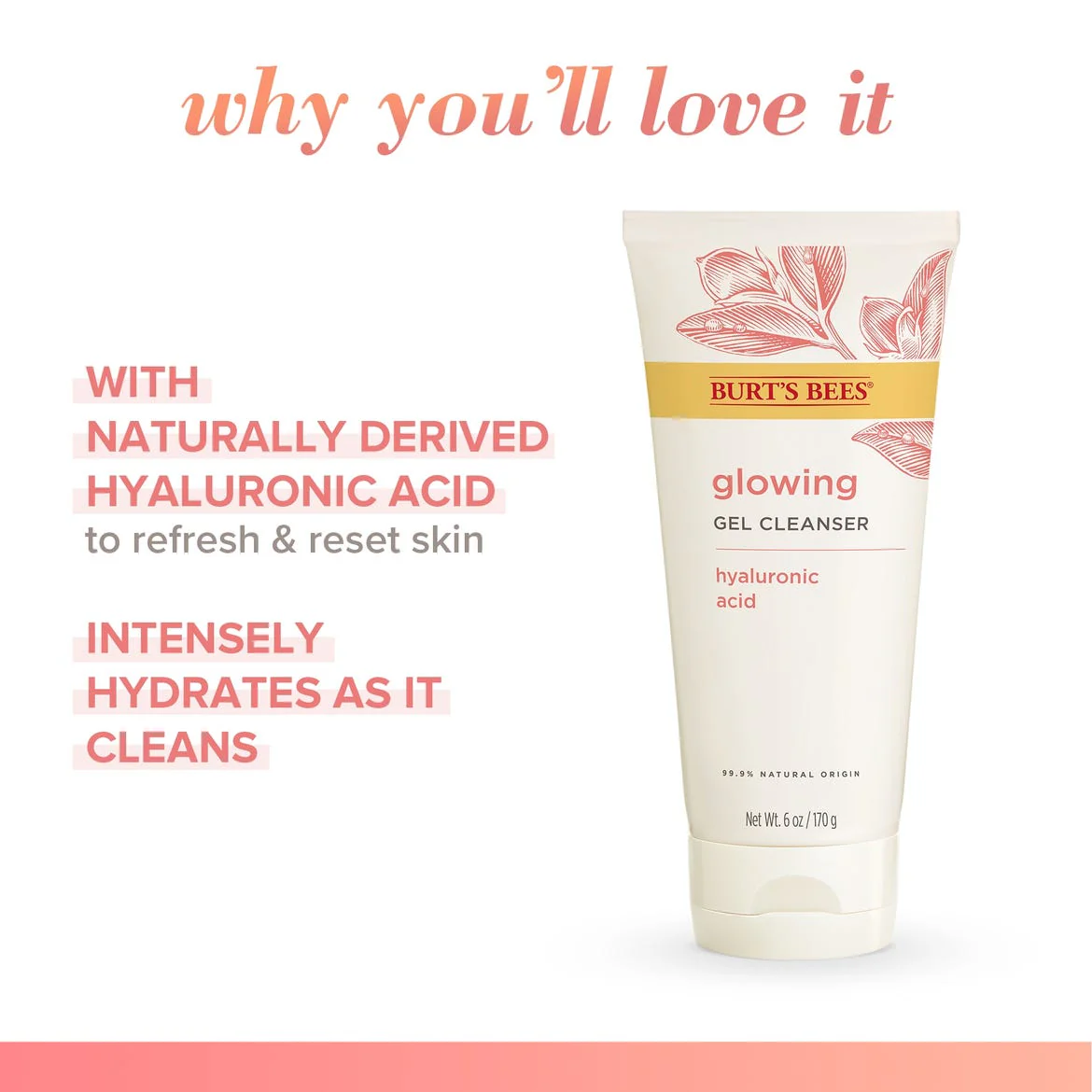 Burts Bee's Truly Glowing Gel Cleanser 6Oz - Image 2