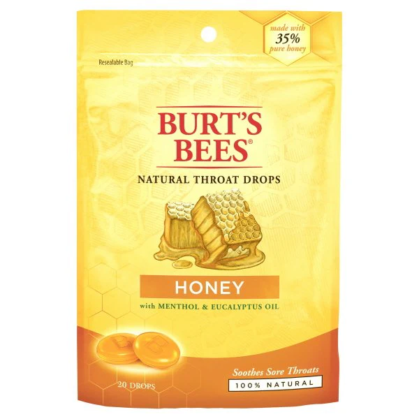 Burt's Bees Natural Throat Drops Honey