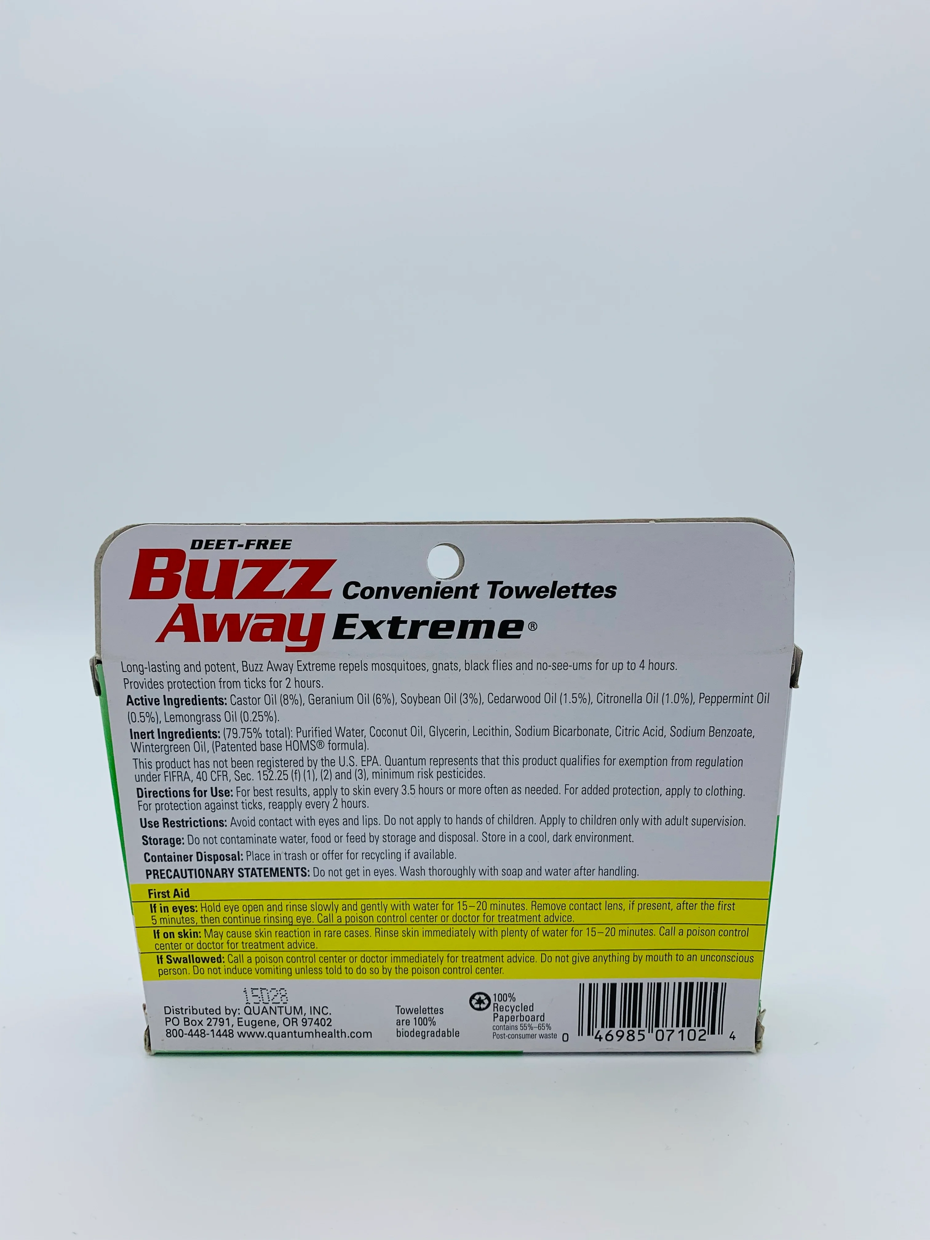 Buzz Away Extreme Natural Insect Towelettes - Image 3