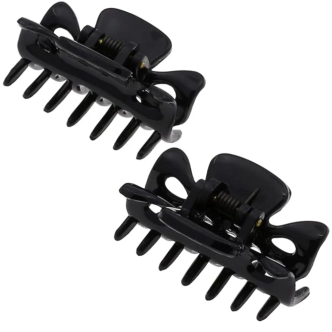 Camila Paris Detail French Hair Clip Black Cp3027 2ct