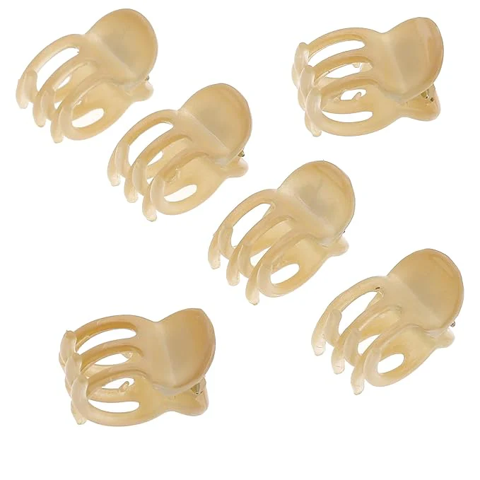 Camila Paris Mini Claw Clip Tortoise Beige 6 Pack Cp3084