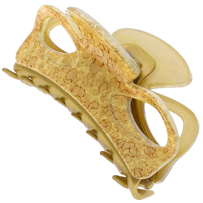 Camila Paris Claw Clip With Holes Mustard