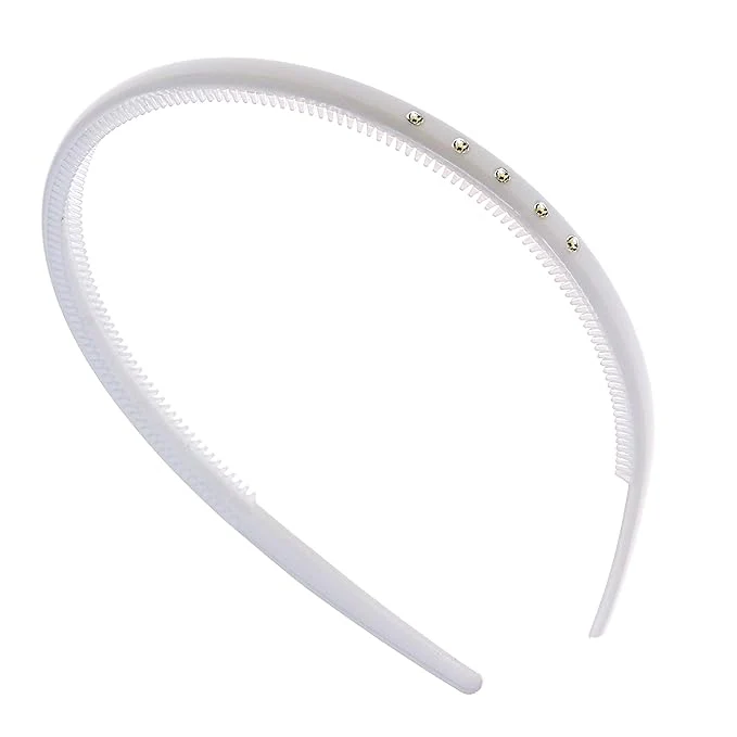 Camila Paris Crystals White Hair Band Cp2557
