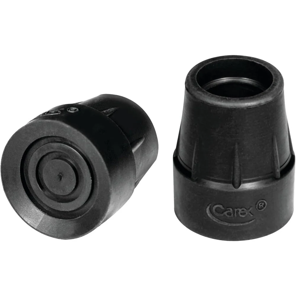Carex Replacement Tips 7/8" Black