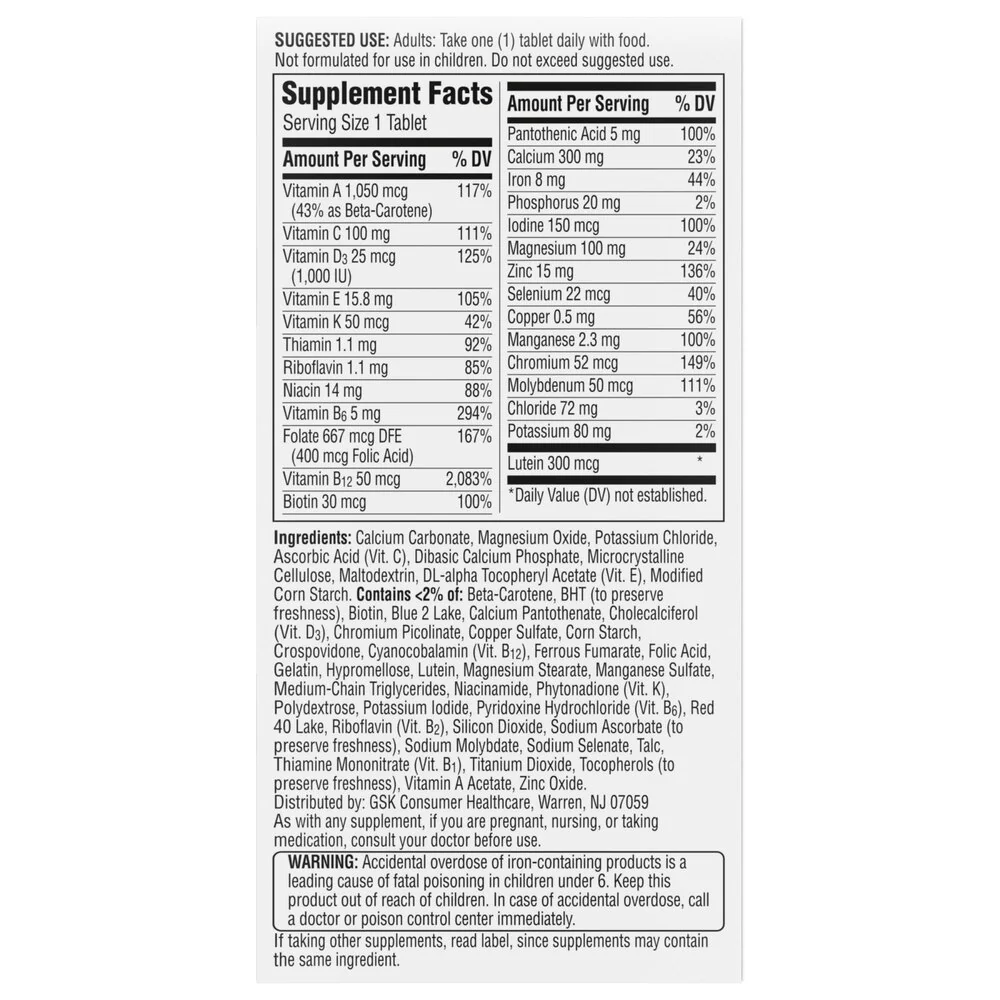 Centrum Silver Women +50 Tablets 100ct - Image 3