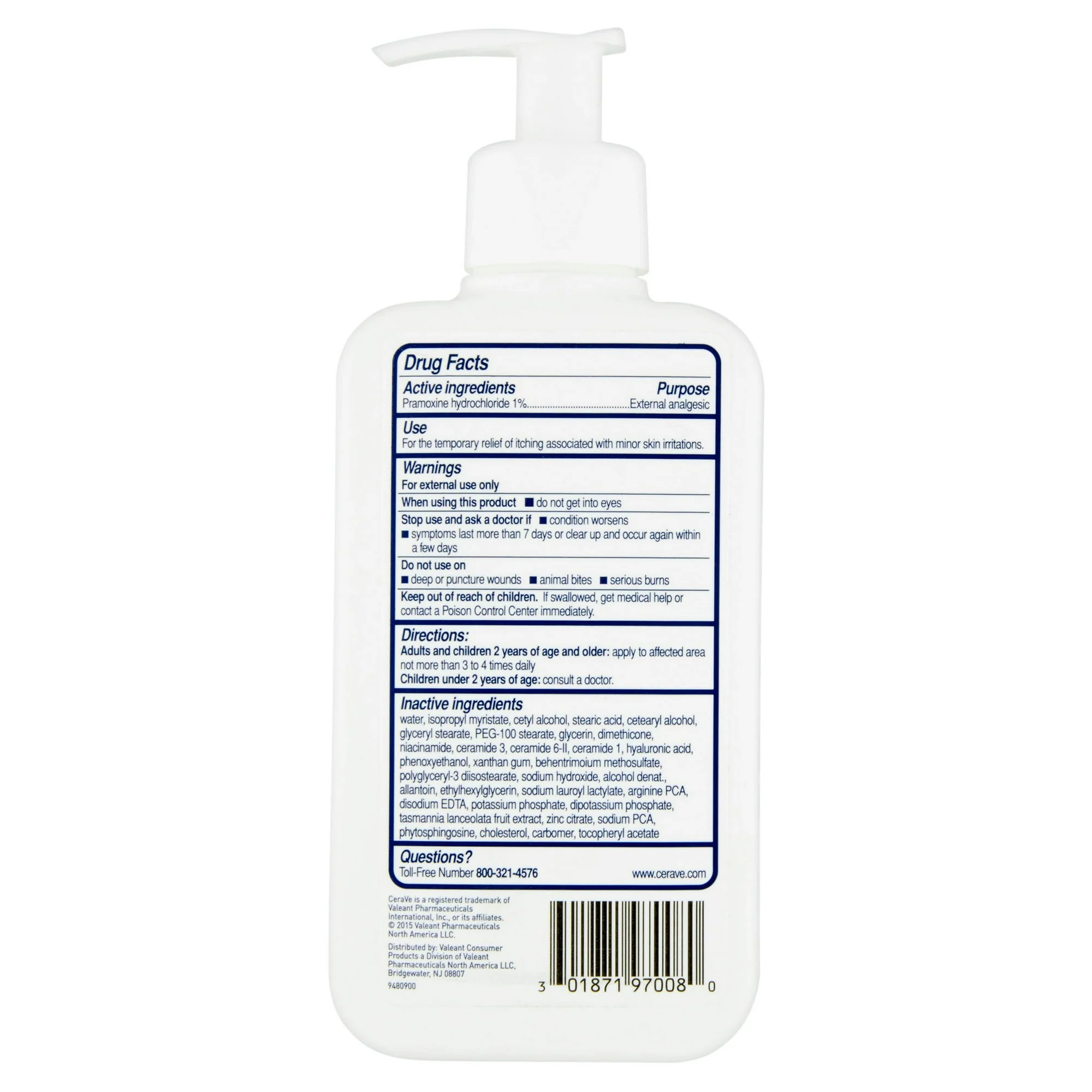 Cerave Itch Relief Moisturizing Lotion 8oz - Image 2